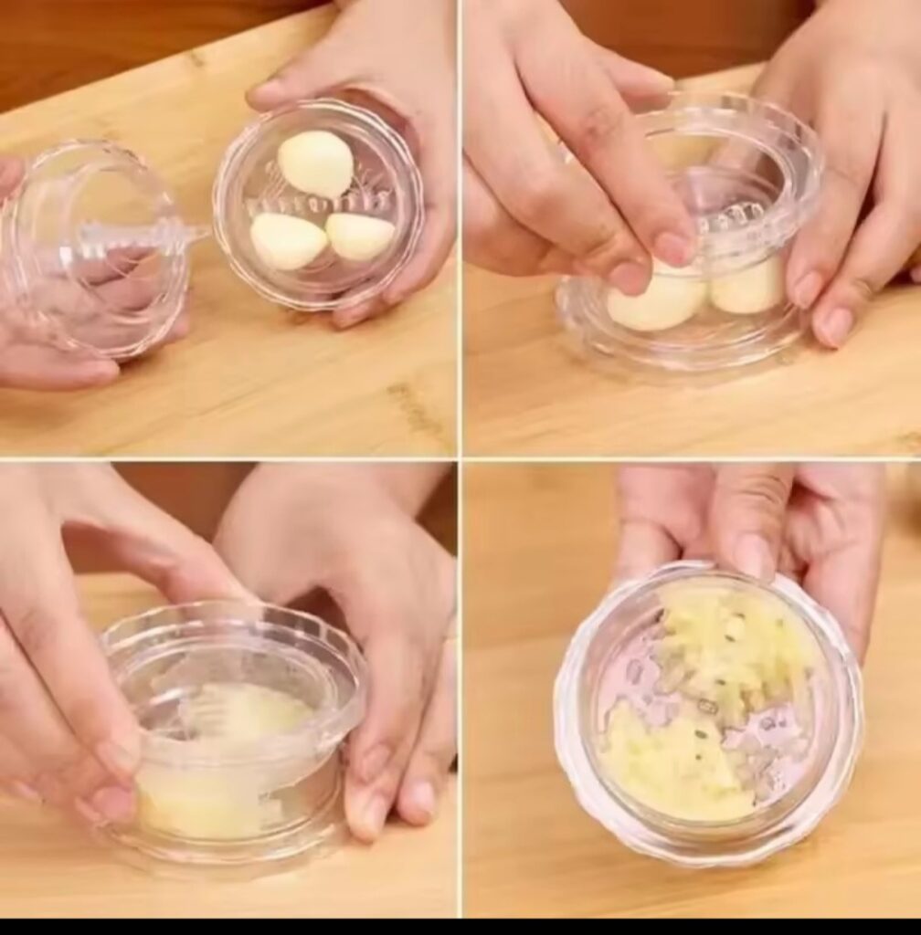 Knoflook crusher