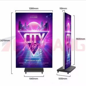 Trifold Digital LED Poster