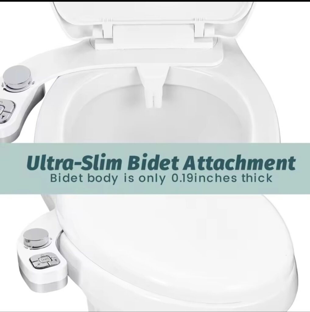 Bidet met knop